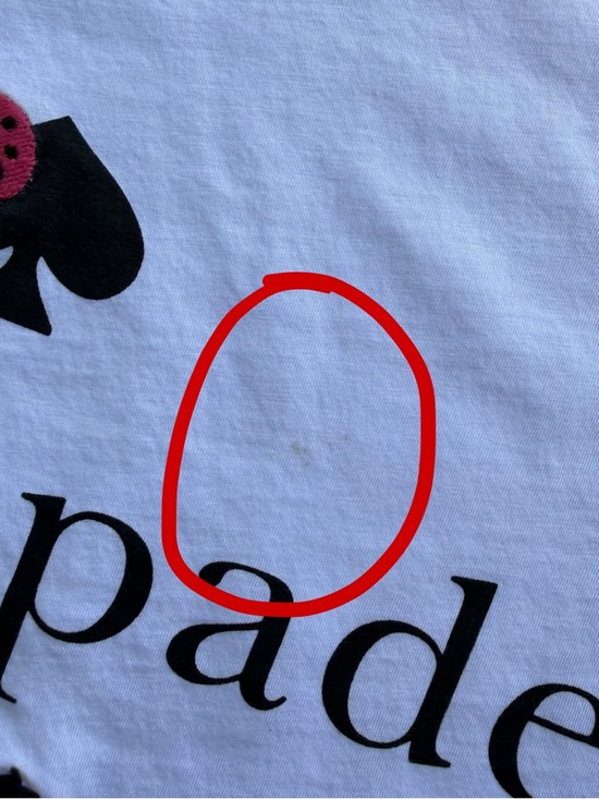 KATE SPADE Ladybug Logo Crew-Neck T-Shirt - Picture 7 of 8